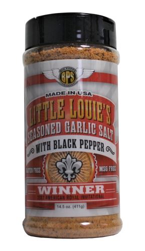 BBQ koření Little Louie´s Garlic Salt w/Black Pepper 411g   Big Poppa Smokers