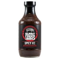 BBQ omáčka Spicy KC sauce 544g   Burnt Finger