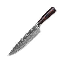 Nůž Chef 20,5/33cm Nerez ocel/dřevo pakkawood UG Grill
