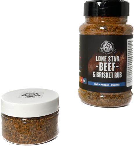 BBQ grilovací koření Lone Star Beef & Brisket rub 38g Vzorkové balení Pit Boss