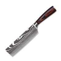 Nůž Nakiri 18/31cm Nerez ocel/dřevo pakkawood UG