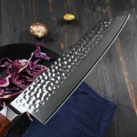 Nůž Kiritsuke hammer 21/34cm Damašková ocel 67/dřevo palisandr UG Grill