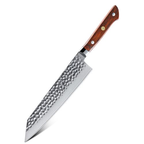 Nůž Kiritsuke hammer 21/34cm Damašková ocel 67/dřevo palisandr UG Grill