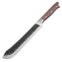 Nůž Butcher 23cm Damašková ocel 67/ořechové dřevo UG
