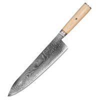 Nůž Chef 24,1/38cm Damašková ocel 67/dřevo pakkawood UG