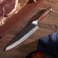 Nůž Chef 21,4/35cm Damašková ocel 67/ořechové dřevo UG Grill