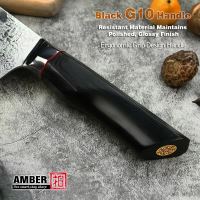 Nůž Kiritsuke 20,5/33cm Damašková ocel 73/černá G10 UG Grill