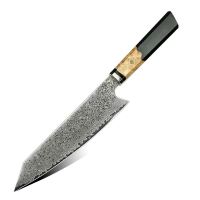 Nůž Kiritsuke 20,5/33cm Damašková ocel 67/dřevo &amp; černá pryskyřice UG Grill