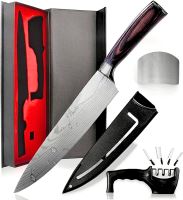 Set Nůž Chef 20,5/33cm s příslušenstvím Nerez ocel/dřevo pakkawood UG Grill