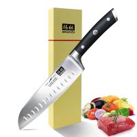 Nůž Santoku 18/32cm Nerez ocel/dřevo pakkawood Shan Zu
