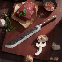 Nůž Butcher 23cm Damašková ocel 67/ořechové dřevo UG Grill