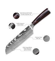 Nůž Santoku 12,5/24cm Nerez ocel/dřevo pakkawood UG Grill