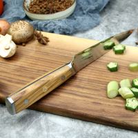 Nůž Utility 13/25cm Damašková ocel 45/olivové dřevo UG Grill