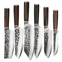 Nůž Nakiri 16,6/30cm Uhlíková ocel/dřevo pakkawood UG Grill