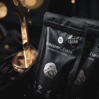 Kampotský pepř zelený lyofilizovaný se solí – EXCLUSIVE doypack 50g Pepper Field