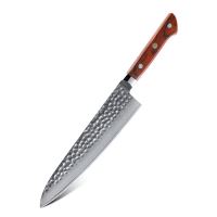 Nůž Chef hammer 21,2/34cm s pouzdrem Damašková ocel 67/dřevo palisandr UG Grill