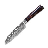 Nůž Santoku 12,5/24cm Nerez ocel/dřevo pakkawood UG