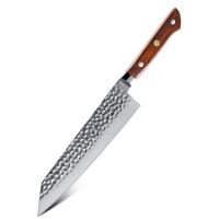 Nůž Kiritsuke hammer 21/34cm Damašková ocel 67/dřevo palisandr UG