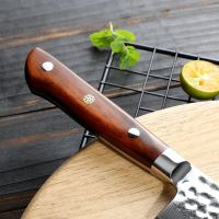 Nůž Petty hammer 13,9/25cm Damašková ocel 67/dřevo palisandr UG Grill