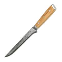 Nůž Boning 17,3/29cm Damašková ocel 45/olivové dřevo UG
