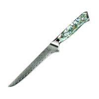 Nůž Boning 15/26cm Damašková ocel 67/přírodní perleť Abalone UG Grill