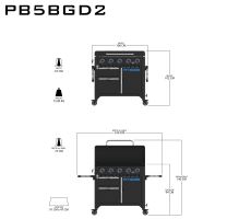 Plynový gril Ultimate Griddle Plancha 5B /PB5BGD2  Pit Boss