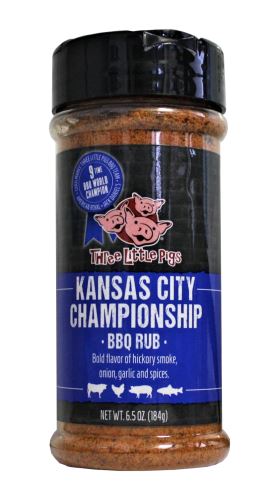 BBQ koření Kansas City Championship BBQ Rub 184g   Three Little Pigs