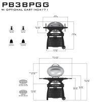 Plynový gril Sportsman 3B PB3BPGG  Pit Boss