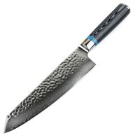 Nůž Kiritsuke 20cm Damašková ocel 67/černobílá G10 UG
