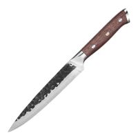 Nůž Utility 15cm Damašková ocel 67/ořechové dřevo UG