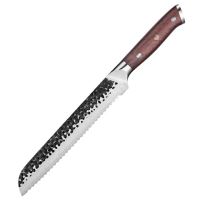 Nůž Bread 20cm Damašková ocel 67/ořechové dřevo UG