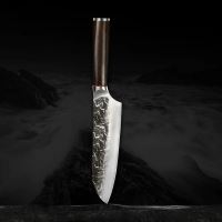 Nůž Santoku 17,8/31cm Uhlíková ocel/dřevo pakkawood UG Grill