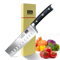 Nůž Nakiri 17/31cm Nerez ocel/dřevo pakkawood Shan Zu