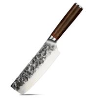 Nůž Nakiri 16,6/30cm Uhlíková ocel/dřevo pakkawood UG