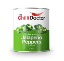 Krájené zelené Jalapeño papričky v nálevu 3 kg TheChilliDoctor