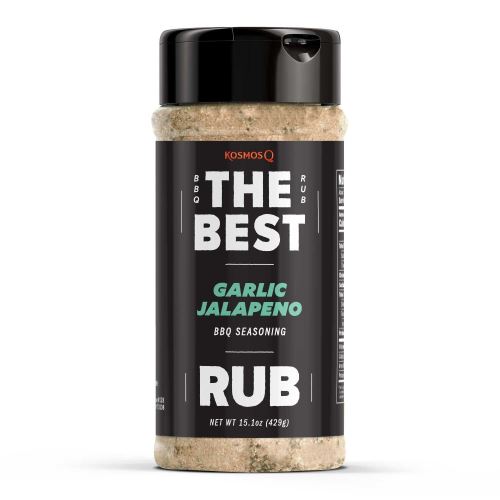 BBQ koření The best Garlic Jalapeno 429g Kosmo´s Q