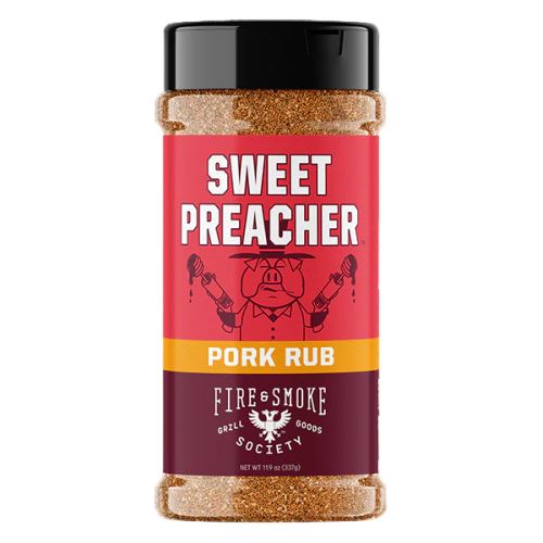 BBQ grilovací koření Sweet Preacher Pork Rub 337g Fire & Smoke